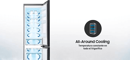 Frigorífico Samsung RB34C600DWW/EF precio. All-Around Cooling